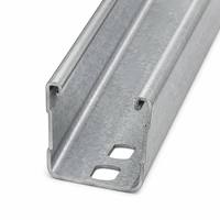 Profilé en acier en U H2 solaire Q235B 41*62*2.0/2.5 pour système de montage photovoltaïque
