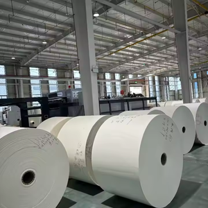 Papier <span class=keywords><strong>en</strong></span> rouleau blanc <span class=keywords><strong>en</strong></span> <span class=keywords><strong>carton</strong></span> simple ou double couché PE, matière première pour la fabrication <span class=keywords><strong>de</strong></span> gobelets, vente chaude, directement du fabricant chinois - Product Image 2