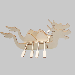 <span class=keywords><strong>Bateau</strong></span> <span class=keywords><strong>Dragon</strong></span> en Bois Éducatif DIY pour Enfants, <span class=keywords><strong>Bateau</strong></span> <span class=keywords><strong>Dragon</strong></span> à Assembler à la Main pour Festival, Peinture 3D pour Maternelle - Product Image 5