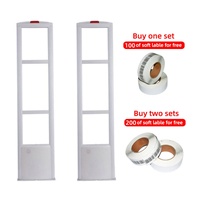 Sistema de Seguridad Antirrobo EAS E-Bit Personalizado al por Mayor, RF 8.2MHz, Rango de Detección de 1.8-3.6m, Antena de Alarma para Puerta, OEM Disponible