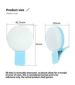 Cámara <span class=keywords><strong>con</strong></span> Clip USB Recargable Portátil de <span class=keywords><strong>Buena</strong></span> Calidad, Anillo de Luz para Teléfono Móvil, Luz de Relleno para Selfies - Product Image 5