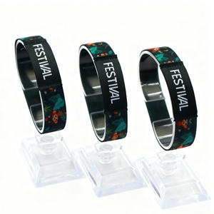 Jxsrsw1002 nhanh chóng vận chuyển đáng tin cậy Phạm vi đọc thăng hoa dệt nhãn NFC căng <span class=keywords><strong>RFID</strong></span> đàn hồi dây đeo cổ tay - Product Image 5