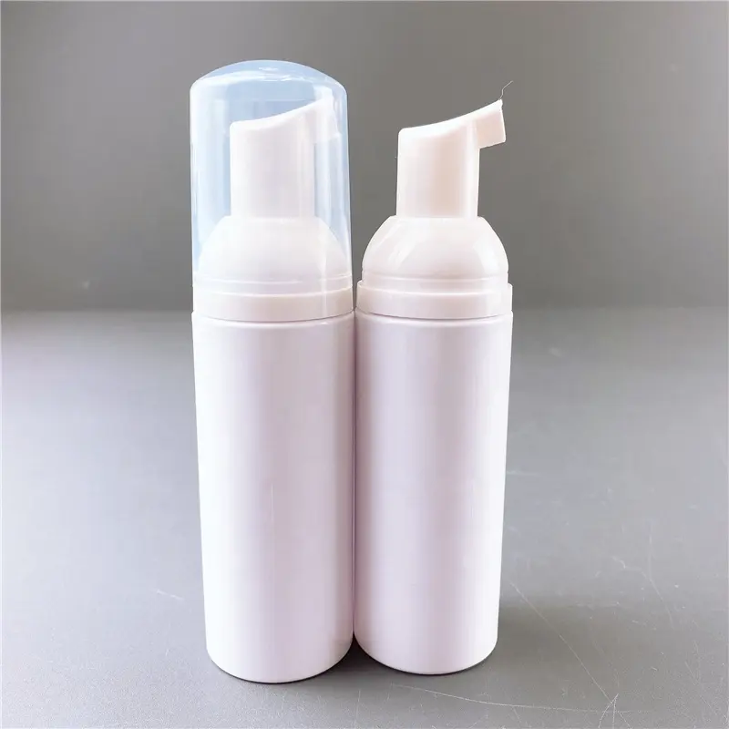 Huisdier Plastic Lege Reis Zeep Schuim Dispenser Fles Voor Cosmetica Verpakking Witte Plastic Fles Lash Gezicht Reiniger Foam Fles