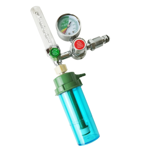 Portable OEM hôpital médical haute pression jauge bouteille de gaz respiration oxygène débitmètre régulateur avec bouteille d'humidificateur - Product Image 6
