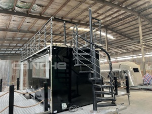 Barra Portátil Plegable, Barra de Jugos Móvil, Camión de Comida, Remolque de Comida para Estación de Autobuses, Escenario de Autoservicio de 2 Pisos - Product Image 4