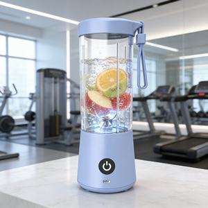 Licuadora Portátil de 400 ml, Libre de BPA, Resistente, Recargable por USB/Batería, Silenciosa, Fácil de Limpiar, a Prueba de Fugas, Trituradora de Hielo, para Smoothies al Aire Libre - Product Image 1