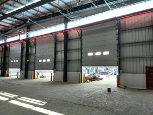 Portes industrielles à vente directe avec dispositifs anti-pincement, portes sectionnelles suspendues et portes de <span class=keywords><strong>garage</strong></span> isolées - Product Image 2