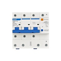 Disjoncteur différentiel Chint NXBLE-125 RCBO 10kA 230V 400V 63A 80A 100A 125A IEC EN60947-2 Protection contre les surcharges