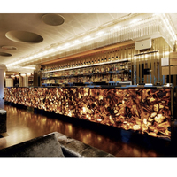 Nouveau design de comptoir de bar moderne à LED pour restaurant de luxe, boîte de nuit, bar à cocktails