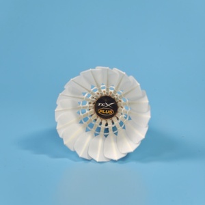 Pluma de bádminton <span class=keywords><strong>TCX</strong></span> PLUS de primera calidad con plumas de ganso y corcho natural, nuevo modelo de pluma de bádminton <span class=keywords><strong>TCX</strong></span> - Product Image 2