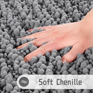 Customizable Chenille Shaggy <strong>Rug</strong> Extra Soft Thick Absorbent Non-Slip Machine <strong>Washable</strong> <strong>Bath</strong> Mats For <strong>Bath</strong> Floor Tub And Shower - Product Image 3