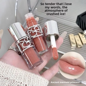 Gege Bear Pure <strong>Organic</strong> Moisturizing Mineral Liquid Customized <strong>Lipstick</strong> Mirror Watery Glossy Long Lasting Lip Makeup Lip Gloss - Product Image 4