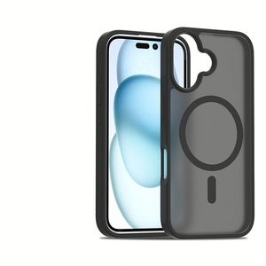 Funda Magnética para Teléfono Móvil de PC Rígido de Alta Calidad, Anti-huellas, con Acabado Mate, para Phone 16 13 14 15 Pro Max - Product Image 1