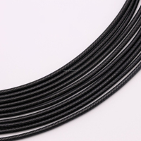 Collier en Cordon Ciré Tendance avec Fermoir en Acier Inoxydable – Chaîne en Cuir Ciré Façon Corde