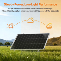 Module solaire photovoltaïque robuste mono pour le secours en cas de catastrophe, le camping, la station de sauvetage sur le terrain, l'alimentation de secours en cas de panne de courant, personnalisable