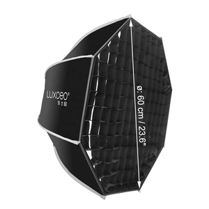 Softbox octagonal para <span class=keywords><strong>estudio</strong></span> fotográfico, paraguas <span class=keywords><strong>de</strong></span> iluminación <span class=keywords><strong>de</strong></span> fotografía <span class=keywords><strong>de</strong></span> configuración rápida <span class=keywords><strong>de</strong></span> 60cm, montaje Bowens, parabólica con rejilla - Product Image 4