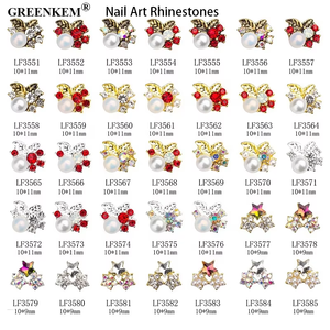 พลอยเทียมคริสตัลรูปสี่เหลี่ยมขนมเปียกปูน<span class=keywords><strong>สี</strong></span>แดงเงางามหลากสีหลายรูปทรงสำหรับเจ้าสาว10ชิ้น/ถุง - Product Image 4