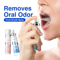 Spray buccal rafraîchissant à la menthe pour l'hygiène bucco-dentaire, désodorisant, anti-halitose, longue durée, format voyage portable, haleine fraîche