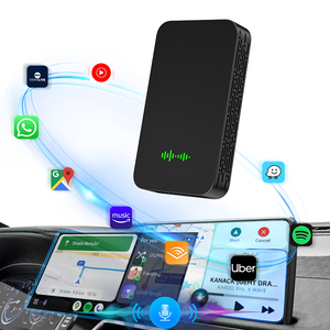 สตรีมเพลง แอป Waze ในรถยนต์ Carlinkit Android Auto Carplay ไร้สาย Ai Box Dongle เชื่อมต่อรวดเร็ว กล่องสมาร์ท Ai สำหรับรถยนต์ 98% - Product Image 1