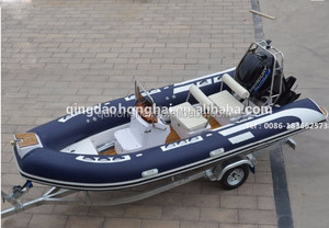 เรือยางพร้อมมอเตอร์ ได้รับการรับรองมาตรฐาน CE และวัสดุทำจากไฟเบอร์กลาส - Product Image 4