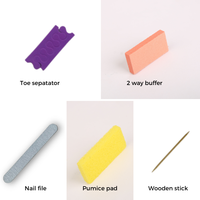 Kit de pedicura 5 en 1 individual, productos de belleza y cuidado Personal, desechables y sanitarios, superventas