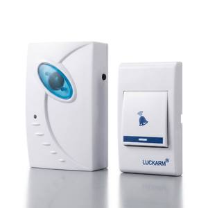 LUCKARM Sonnette sans fil à brancher, portée 100m, faible consommation d'énergie, <span class=keywords><strong>carillon</strong></span> numérique pour maison, hôpital, hôtel, villa, CE RoHS - Product Image 2