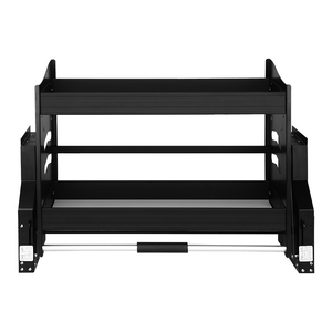 Modern Design Pull Down <b>Dish</b> Spice <b>Rack</b> System Chrome Plated 25KG Load Capacity Space Saving for Kitchen Cabinet Storage Kitchen - Product Image 1