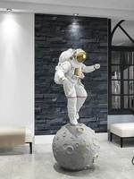 Sculpture en résine sur mesure, vente chaude, taille réelle, 140 cm, statues grandeur nature, statue d'astronaute
