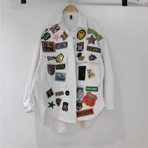 Abrigo <span class=keywords><strong>de</strong></span> mezclilla irregular lavado <span class=keywords><strong>de</strong></span> diseño <span class=keywords><strong>de</strong></span> moda para <span class=keywords><strong>mujer</strong></span>, nueva colección <span class=keywords><strong>de</strong></span> verano 2026, venta al por mayor para boutiques - Product Image 3