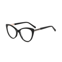 Monture de lunettes de vue de haute qualité, monture de lunettes de vue rétro simple pour femmes, œil de chat, myopie, monture en acétate, lunettes optiques