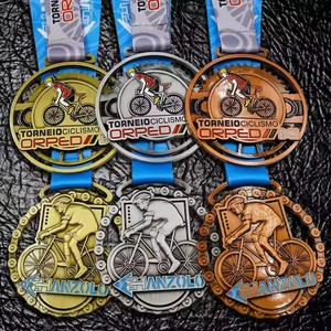 OEM Custom Marathon Metal <strong>Medal</strong> School Sports Event <strong>Medal</strong> Cross-Country Competition Running and Cycling Activity Awards Plaques - Product Image 1