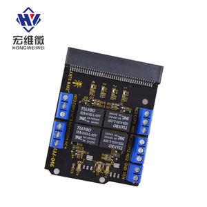 ฮงเว่ย ไมโครรีเลย์บอร์ดขยายสัญญาณ 4 ช่อง 5V ทริกเกอร์ระดับสูงสำหรับไมโครบิต - Product Image 3