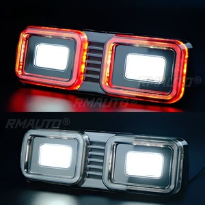 ชุดแต่งไฟท้ายรถยนต์สำหรับ Land Rover Defender 2020-2025 ไฟท้าย LED ด้านนอก ชุดไฟเบรกหลัง อุปกรณ์ตกแต่งรถยนต์ - Product Image 5