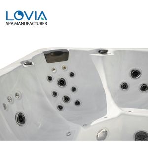 Familia 5 personas Los mejores jacuzzis al aire libre feliz ocio spa masaje Jet jacuzzi y jardín al aire libre jacuzzi - Product Image 4