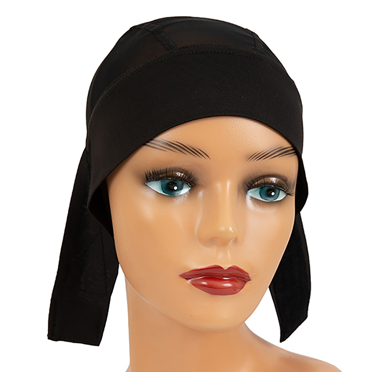 Gorro de peluca con diadema de malla