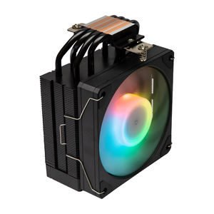 מאוורר מעבד PWM ARGB בגודל 120 מ\\\"מ, 4 צינורות חום, 200W TDP, 54.98CFM, 32.84dBA עבור Intel LGA1700 עבור AM4 מחשב גיימינג - Product Image 2