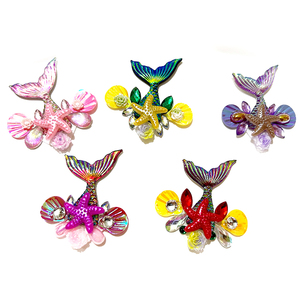 สติ๊กเกอร์ติดหน้าลายคริสตัลโฮโลแกรม GP ประดับเพชรเมอร์เมด สำหรับงานปาร์ตี้ งานเทศกาล งานคาร์นิวัล - Product Image 2