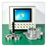 Alat Ukur Lebar Pneumatik Akurasi Tinggi dengan 8 Saluran Keluaran SPC Multi-channel, Cangkang Aluminium, dan Layar Digital