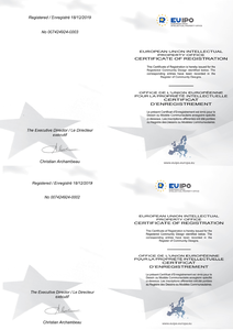 Moderno 4-Way chiusura gatto patta porta ABS Pet girevole gatto cancello per gatti in legno o porta di vetro - Product Image 6