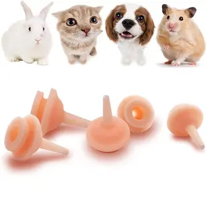Portable Universal Pet Feeding Nipple Mini Cat Silicone Feeding Pacifier for newborn Kittens Puppies Rabbits Small Animals