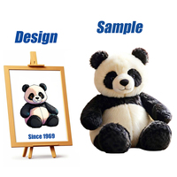 Produsen Shengye Menyediakan Boneka Panda Lucu dan Imut, Karakter Kartun, Berdiri, Bahan Plush Lembut, untuk Hadiah Acara