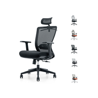 Fourniture directe par l'usine en gros Chaise de bureau personnalisée rembourrée moelleuse de style moderne avec accoudoirs