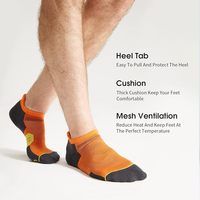 Chaussettes professionnelles à coupe basse pour femmes et hommes Chaussettes de course rembourrées Chaussettes de sport