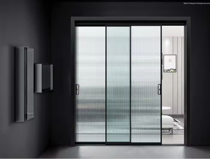 Temax nội thất pháp trượt kính theo dõi hệ thống bền hợp kim nhôm ngoài trời/trong nhà sử dụng cho phòng ngủ nhà để xe căn hộ khách sạn - Product Image 5