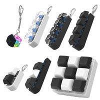 Prix d'usine, Nouveauté : Porte-clés testeur de touches de clavier anti-stress pour clés de voiture, de maison, sacs en toile ou étuis pour écouteurs