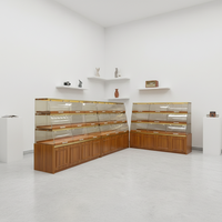 Comptoir de présentation en verre de haute qualité Hongzhan 2025 pour boulangerie, pour pain/cupcakes/beignets/pâtisseries, éclairage LED, robuste et durable