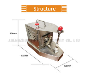 Công nghiệp thép không gỉ Trái Cây Rau da lột Máy cam quýt quýt calamansi Mandarin Tabletop chanh <span class=keywords><strong>Peeler</strong></span> - Product Image 2