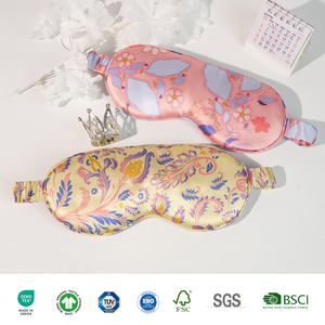 LOGO personalizzato 16/19/22 mascherina per dormire 100% di seta di gelso maschera per gli occhi di seta OEKO-Tex 100 seta maschera per gli occhi - Product Image 6