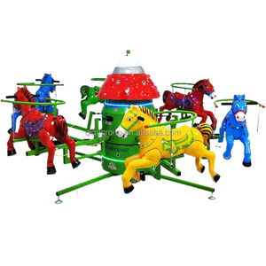 Giostra a <span class=keywords><strong>Cavallo</strong></span> in Plastica per Esterni <span class=keywords><strong>con</strong></span> Velocità Regolabile, Capacità 8 Giocatori, per Centri Commerciali e Parchi Divertimento - Product Image 6