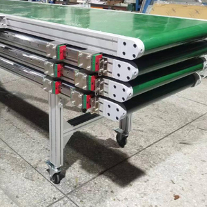 2022 Pu Band Transportband Roestvrijstalen Frame Witte Food Grade Telescopische Band Transportband - Product Image 2